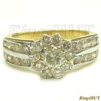 Natural Diamond Ring, Ladies Ring, 14 K / 18 K Diamond Gold Ring, Ring