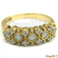 Diamond Gold Ring, Ladies Ring, Engagement Ring, Diamond Jewelry