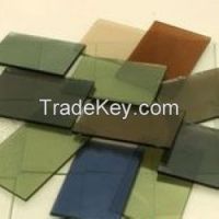 bronze float glass grey float glass F green glass Blue glass