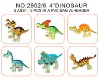 Sell plastic cartoon dinosaurs