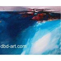 Sell Abstract Blue Oil Painting (XD003)