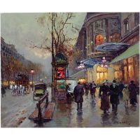 Sell Vista of Paris Oil Painting (BLJJ002)