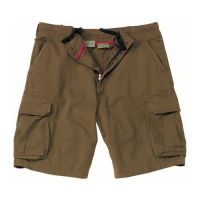 Russet Brown Vintage Paratrooper Cargo Shorts