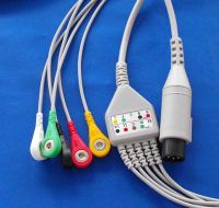 One-piece ECG Cable and Leadwire