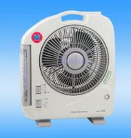 Sell Rechargeable Fan with Emergency Fluorescent Lamp (XTC-1258A)
