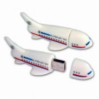 plane shape usb flash drive