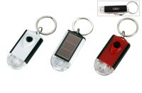 Solar LED Keychain Torch For Promotion