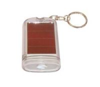 Solar LED Keychain Flashlight For Promotion