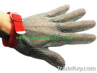 Stainless steel mesh glove