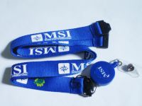 Sell key lanyard with pull reel
