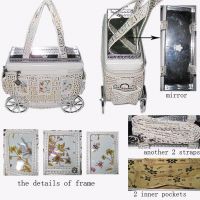 Sell white carriage handbags
