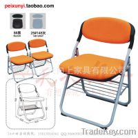 Versa cloth soft seat chair folding nesting chair with foam padding, u
