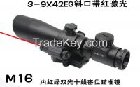 riflescope 3-9X42EG Green laser