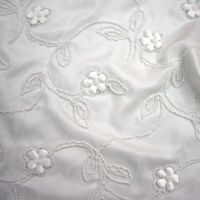 Sell embroideried bridal fabric