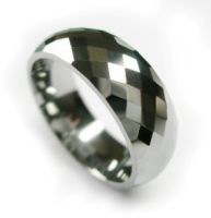Sel faceted tungsten ring l