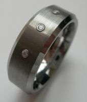 Sell tungsten ring with diamond
