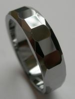 Sell tungsten ring with high polished facted