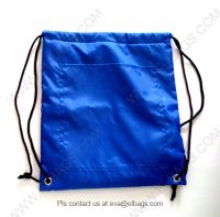 Sell Dra001 Blue drawstring Cooler Bags drawstring bags backpack