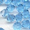 3mm, 4mm, 5mm, 6mm, 8mm Aquamarine Crystal Bicone Beads