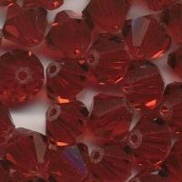 3mm, 4mm, 5mm, 6mm, 8mm Siam Crystal Bicone Beads