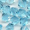 3mm, 4mm, 5mm, 6mm, 8mm Light Aquamarine Crystal Bicone Beads