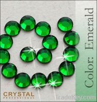 Emerald ss6 Hot Fix Rhinestones/Iron On Rhinestones