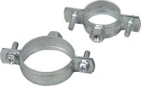 Pipe clamp without rubber