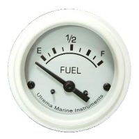 Auto White Marine Fuel Level Gauge, UT85033W