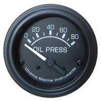 Auto Black Marine Oil Pressure Gauge, UT85011B