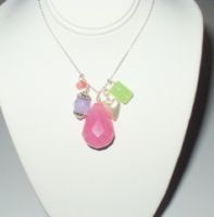 Sell Unique Semi-Precious Gemstone Charm Necklaces