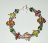 Sell Handmade Lampwork & Sterling Silver Bracelets