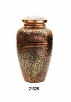 Copper Oak Brass Cremation Urn