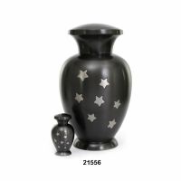 Seven Star Brass Cremation Urn