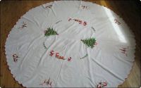 Round Table Cloth Christmas