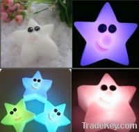 colorful star shaped led night light