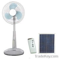 14" Solar Stand Fan