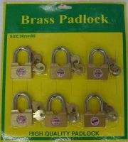 brass pad lock