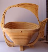 Folding fruit basket