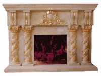 Sell marble, sandstone, travertine, granite, limestone fireplace