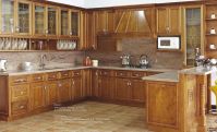 Sell China Maple Solid Wood Kitchen Cabinet Units