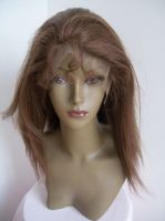 Sell human hair wigs, swiss lace wigs, french lace wigs, hair wefts