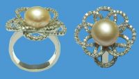 Sell  Sterling Silver W/ Pearls Ring - JW0146
