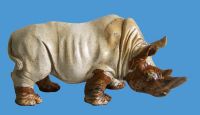 Gemstone Picture Jasper Rhinoceros Carvings - CV0027
