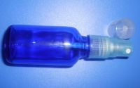 Sell blue extract oil glass bottles