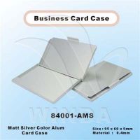 Sell Matt Silver Aluminum Business Card Case