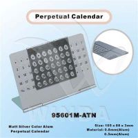 Sell Matt Silver Aluminum Perpetual Calendar