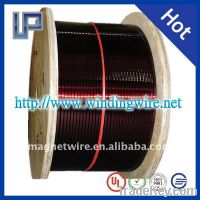 Flat copper wire used for dry transformer
