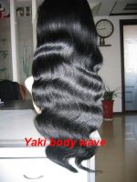 Sell top class remy human hair weave