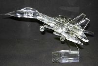 crystal glass model, promotional gift, crystal flying model