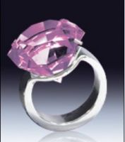 crystal glass diamond ring, jewelery accessories